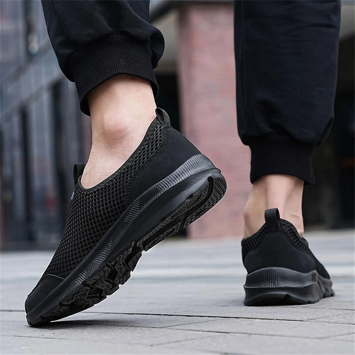 Womens Running Shoes Slip-on Walking Sneakers Walking Shoes Women Arch Support Black Casual Shoes Black Platform Sneaker Steel Toe Tennis Shoe Casual Loafers