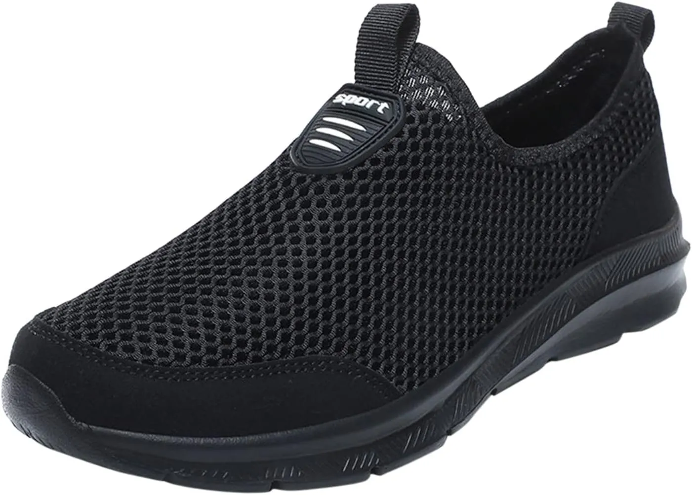 Womens Running Shoes Slip-on Walking Sneakers Walking Shoes Women Arch Support Black Casual Shoes Black Platform Sneaker Steel Toe Tennis Shoe Casual Loafers