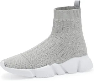 Womens Socks Sneakers,Fashion Casual Shoes for Women,Lightweight Breathable Sneakers,Slip On No Laces Shoes