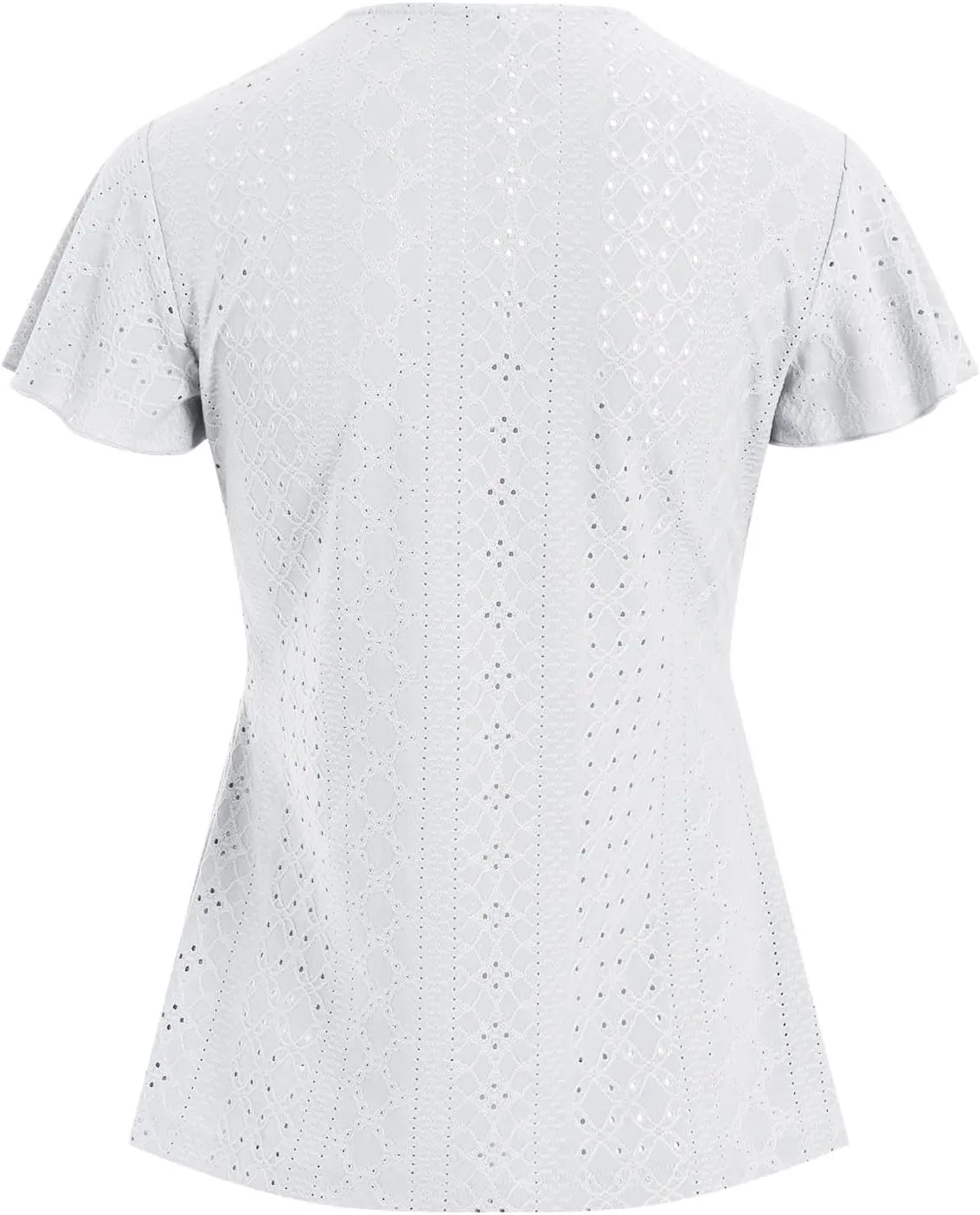 Womens Summer Tops Dressy Casual Babydoll Short Sleeve Shirts Puff Sleeve Peplum V Neck T Shirts Tees 2025