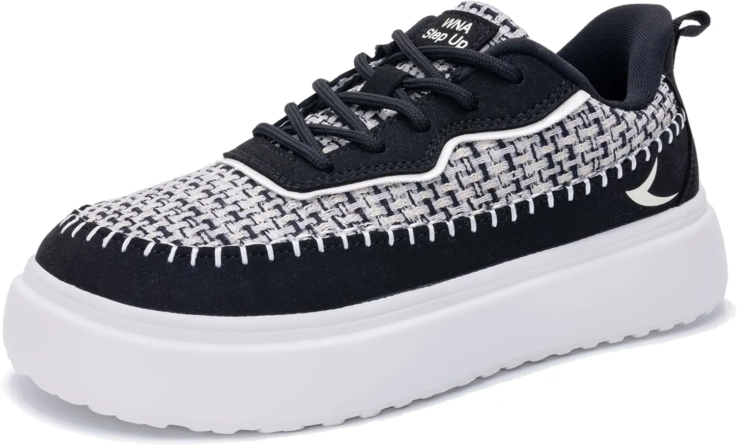 Womens Wide Toe Box Walking Shoes Slip On Canvas Shoe Comfortable Platform Low Top Sneaker for Casual Daily US 6-11
