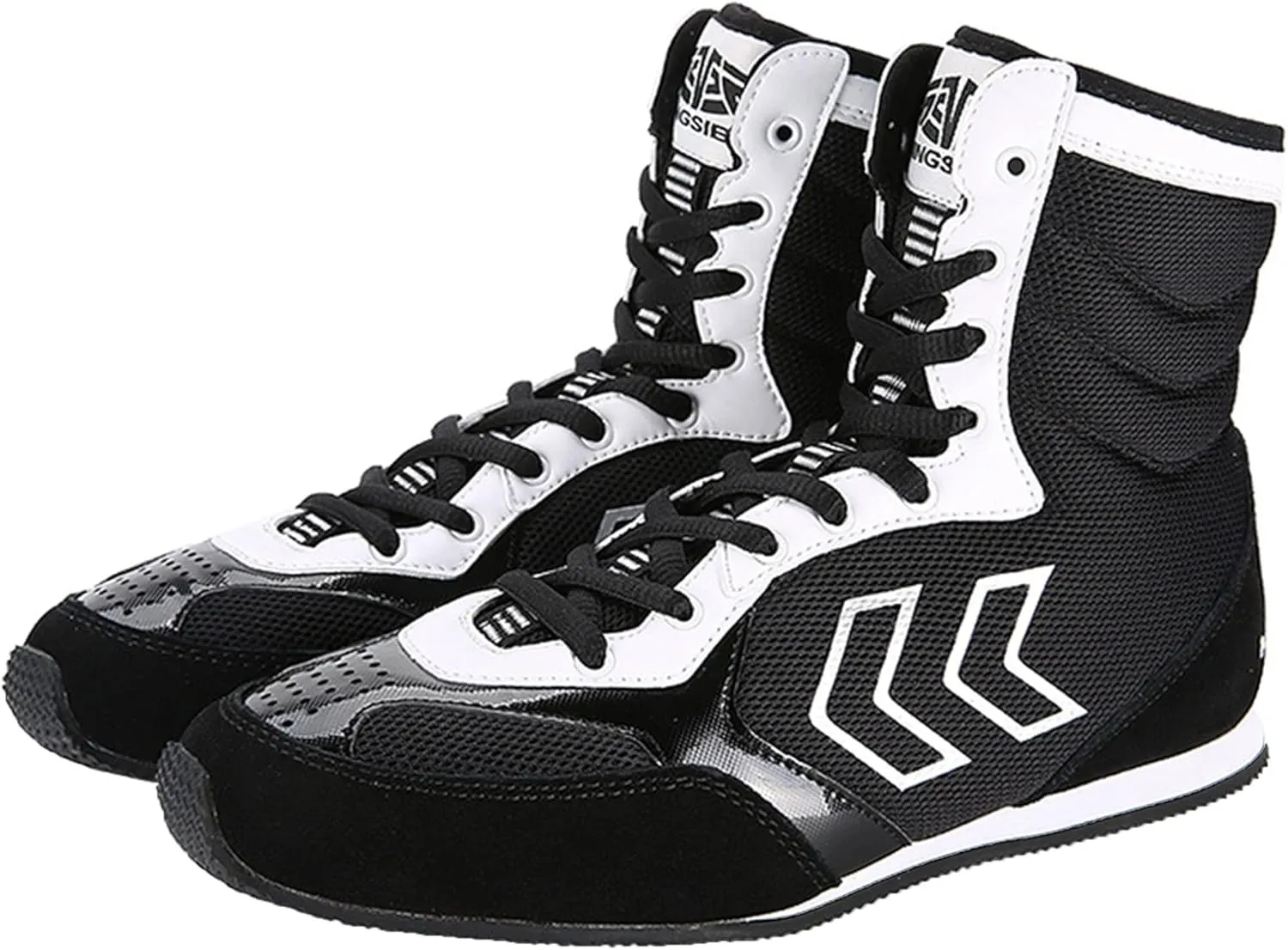 Wrestling Shoes Unisex Boxing Sports Training Breathable Mesh Youth Kickboxing Boot Lightweight Weightlifting Footwear for Adults