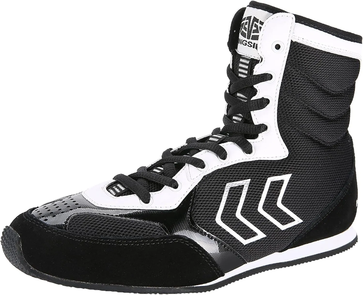 Wrestling Shoes Unisex Boxing Sports Training Breathable Mesh Youth Kickboxing Boot Lightweight Weightlifting Footwear for Adults