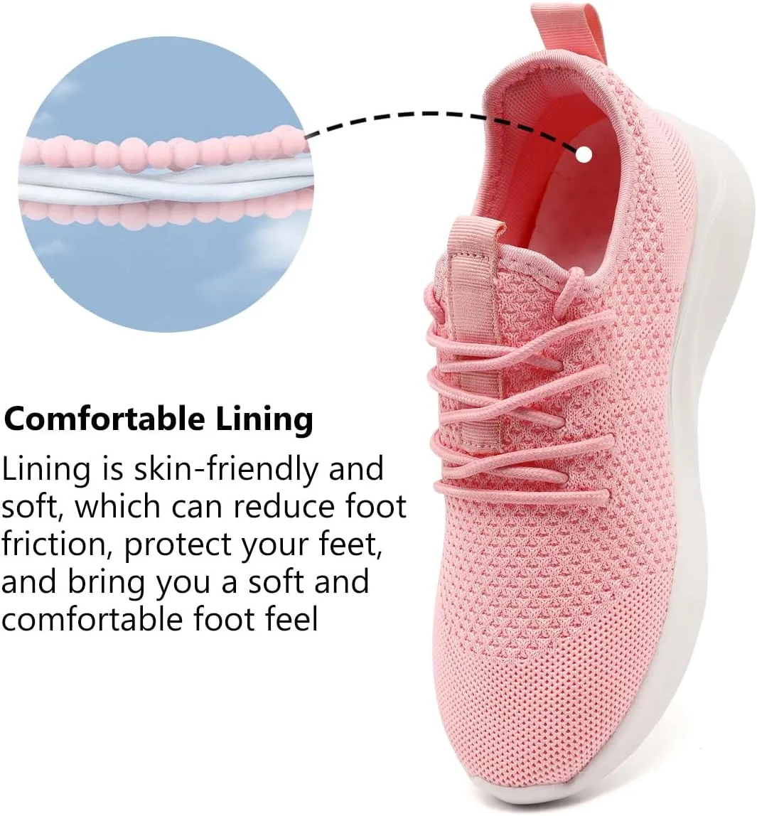 WYGRQBN Women's Walking Shoes Lightweight Tennis Fashion Sneakers Sports Workout Gym Shoes for Running