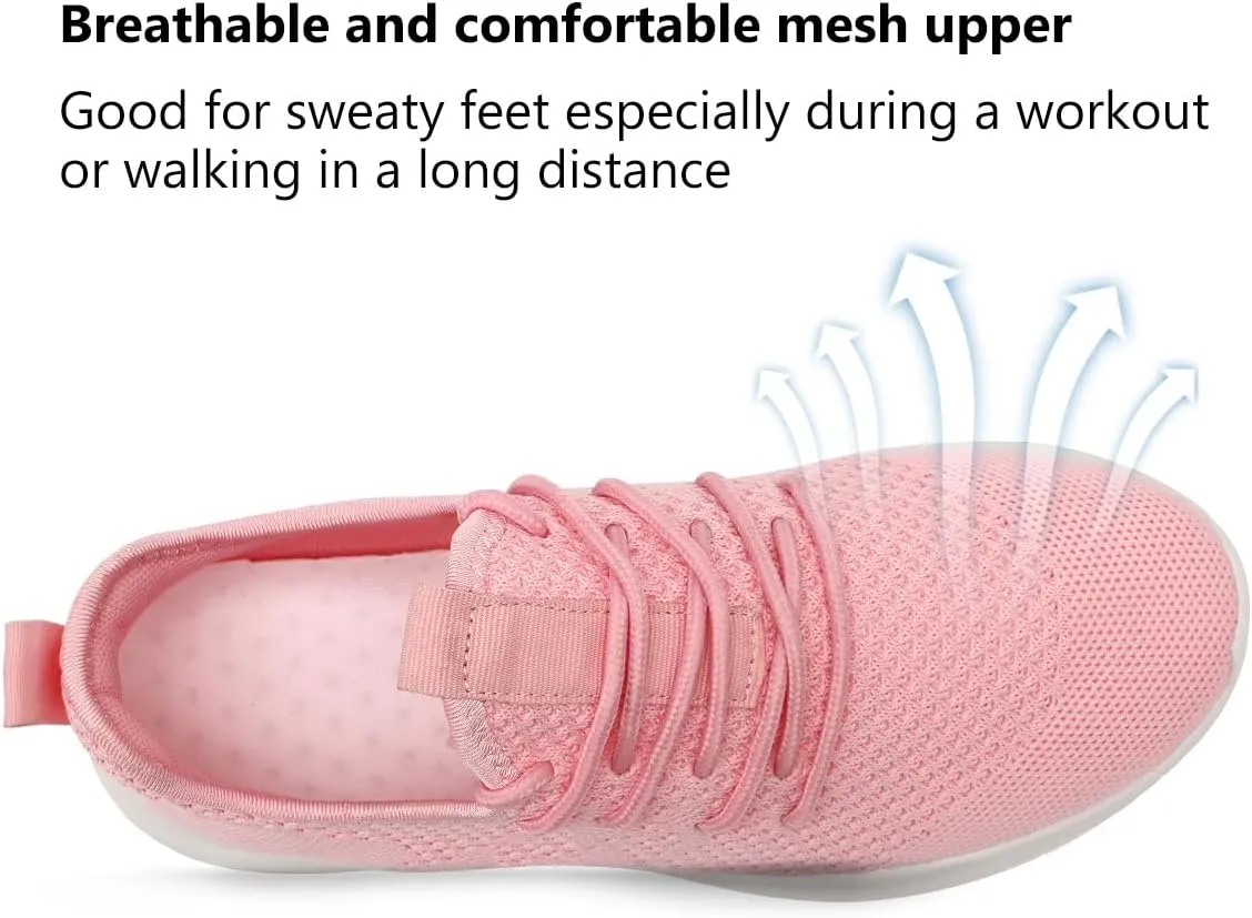 WYGRQBN Women's Walking Shoes Lightweight Tennis Fashion Sneakers Sports Workout Gym Shoes for Running