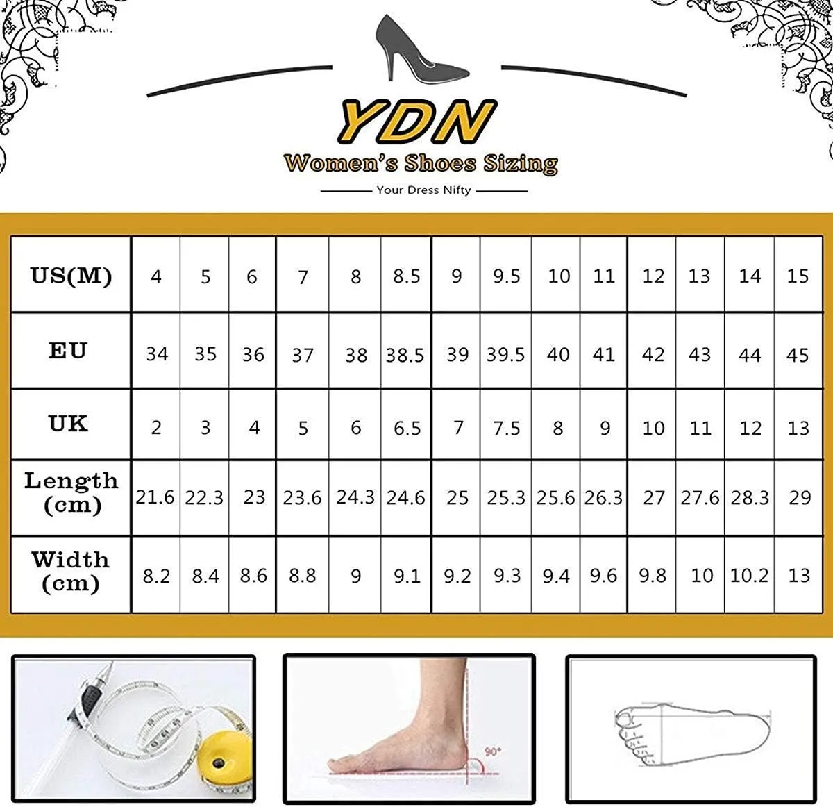 YDN Women Studded Mid Chunky Heeled Ankle Booties Pumps Closed Almond Toe Buckle Strap Short Combat Boot Size 4-15 US